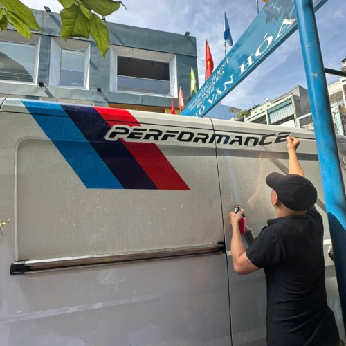 Tem in chất liệu PVC cao cấp 